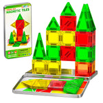 SKTMYY Mini Magnetic Travel Tiles with Storage Tin for Kids