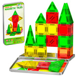 SKTMYY Mini Magnetic Travel Tiles with Storage Tin for Kids