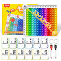 JoyCat Flash Cards for Kids Ages 4-8, Math Flash Cards & Pop Fidget Chart