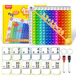 JoyCat Math Flash Cards and Pop Fidget Chart for Kids