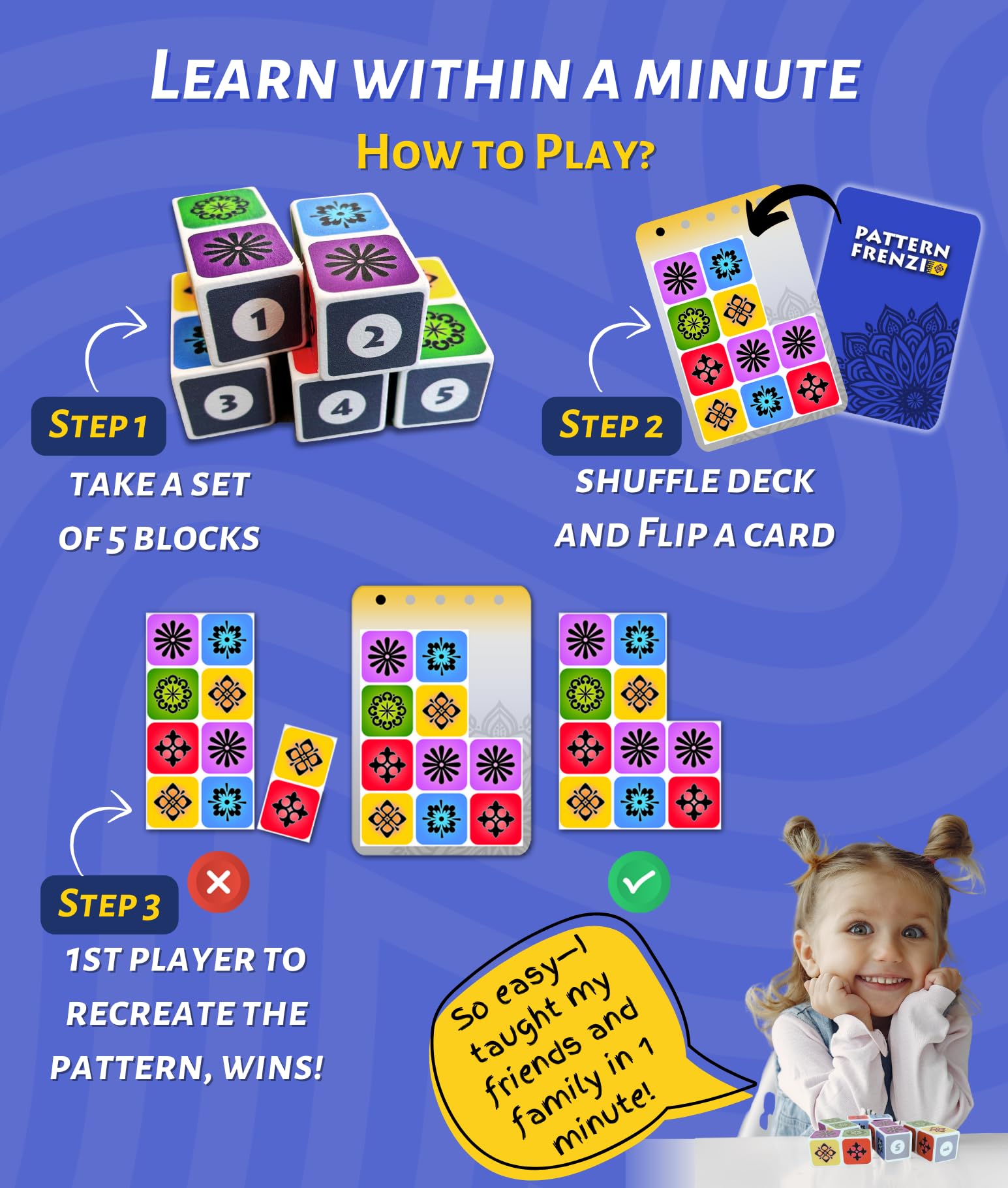 Pattern Matching Block Puzzle Board Game for All Ages