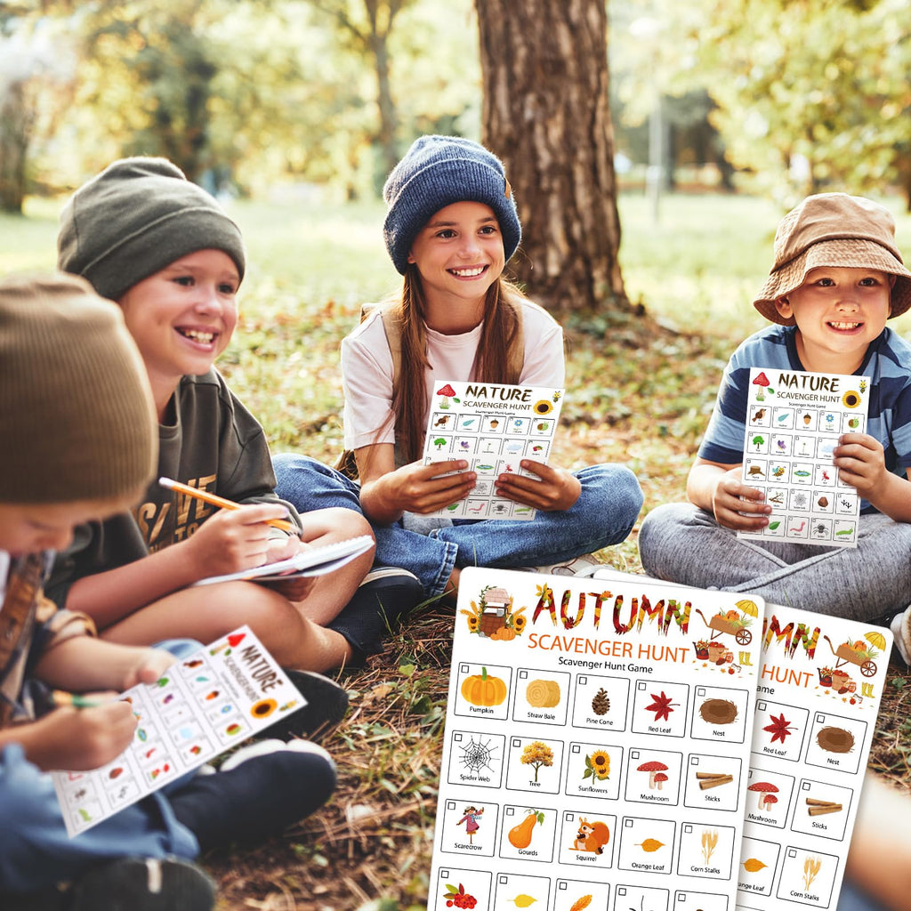 Hoolerry 30-Card Nature Scavenger Hunt for Kids