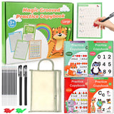 Magic Grooved Handwriting Practice Book for Ages 4–8