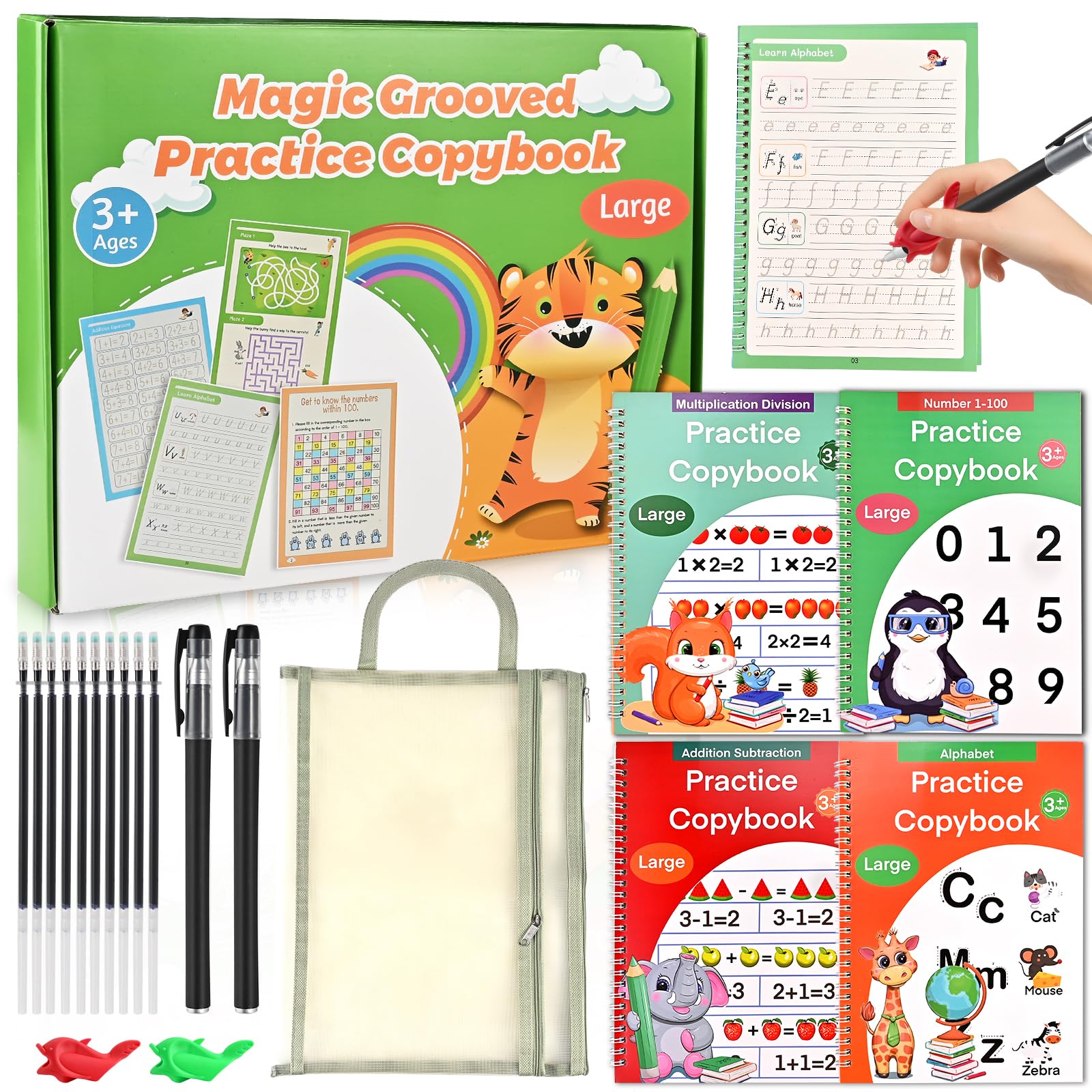 4-8 Magic Grooved Writing Book