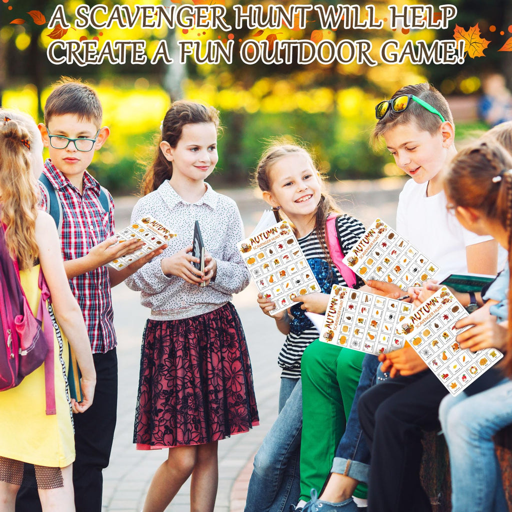 Hoolerry 30-Card Nature Scavenger Hunt for Kids