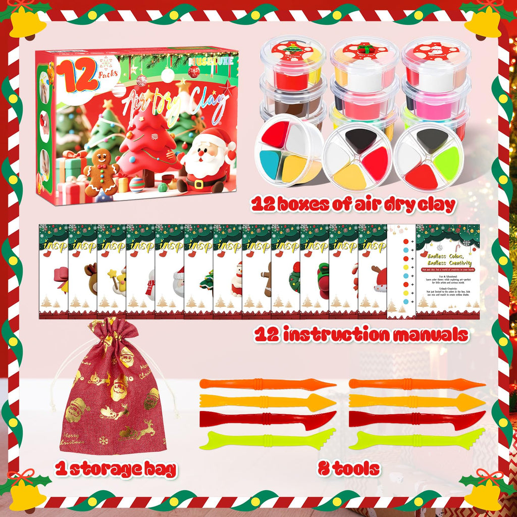 Air-Dry Clay Modeling Kit for Kids and Beginners