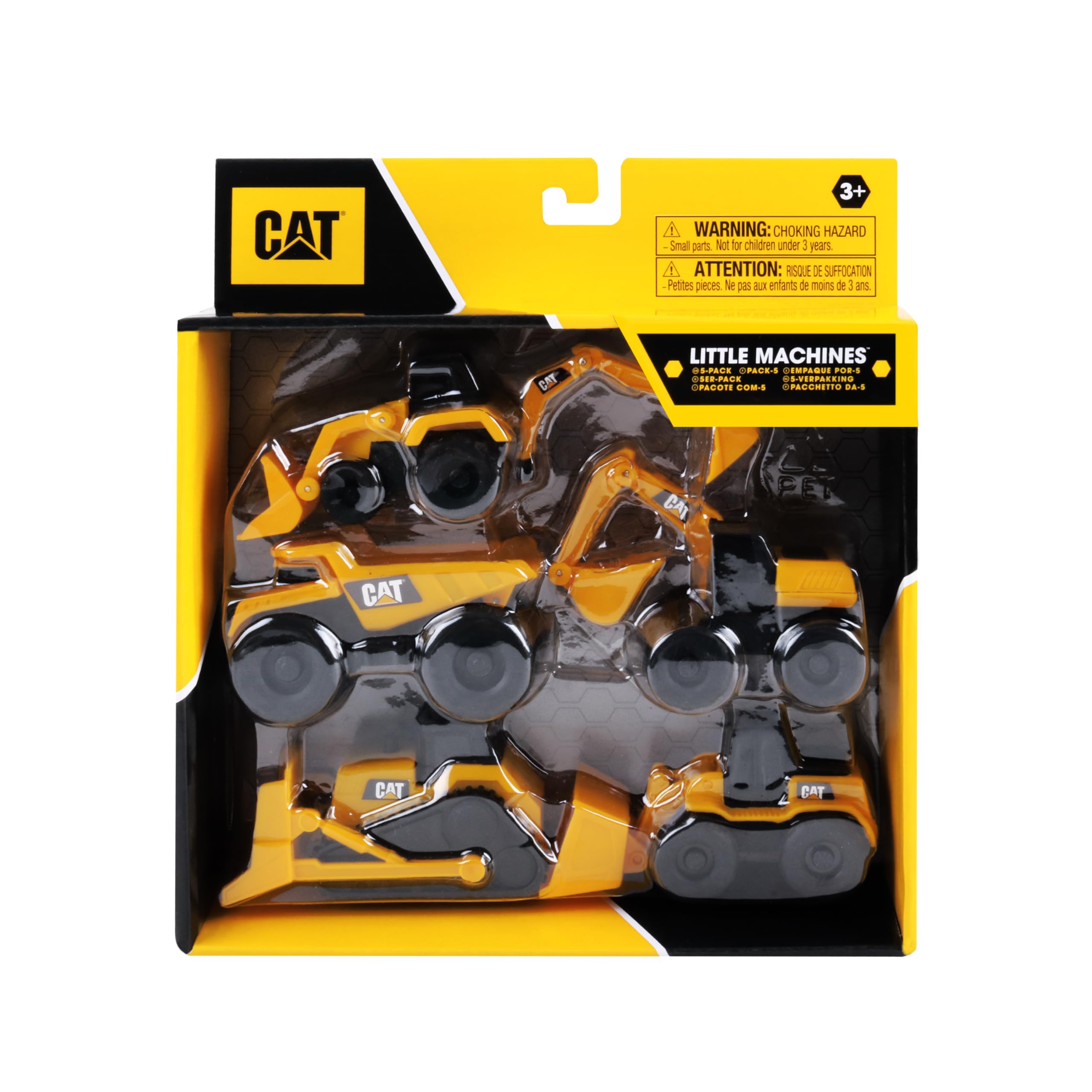 CAT Construction Vehicle Toy Set for Kids Ages 3+