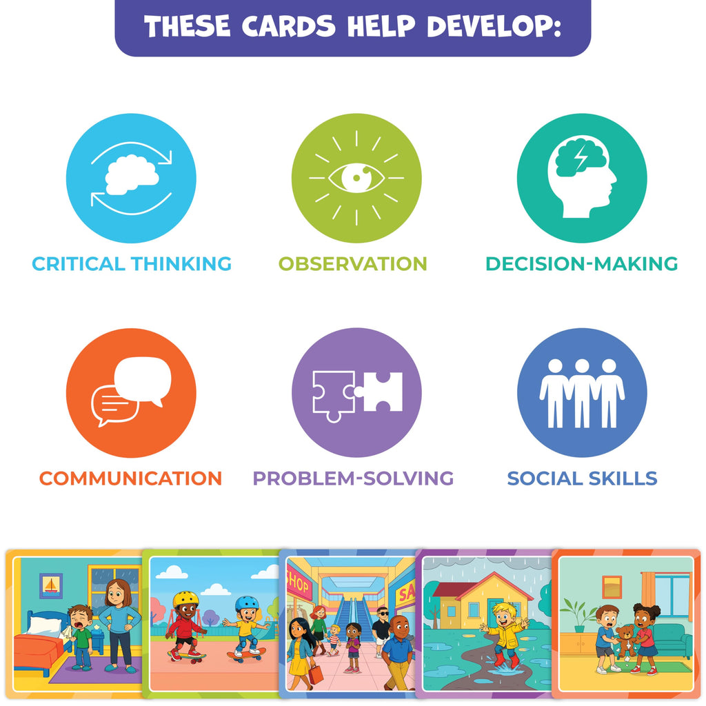 What Happens Next Sequencing Cards for Speech Therapy - 60 Illustrated Sequence Cards for Kids Ages 4+ - Speech & Language Therapy Materials – Vocabulary, Articulation & Sentence Building Game