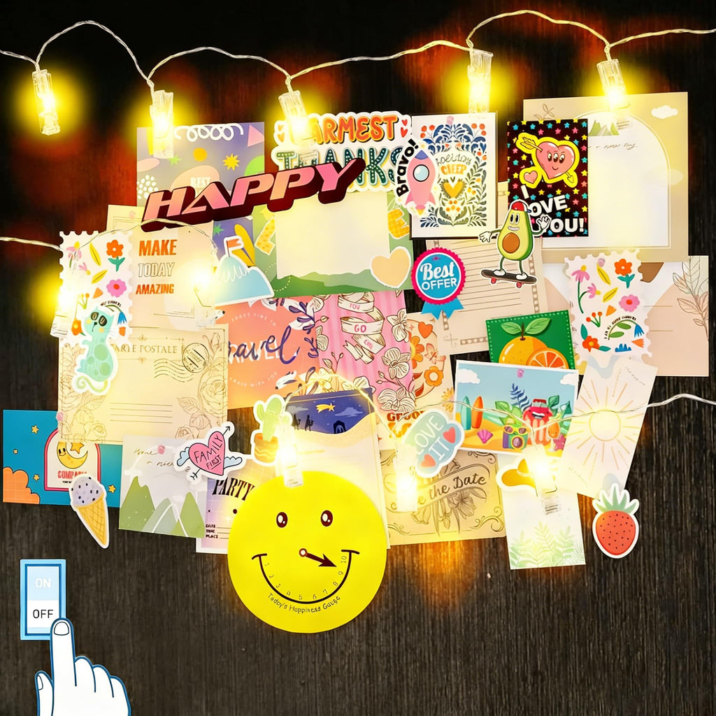 EggSun Light-Up Wall Collage Craft Kit for Teen Girls