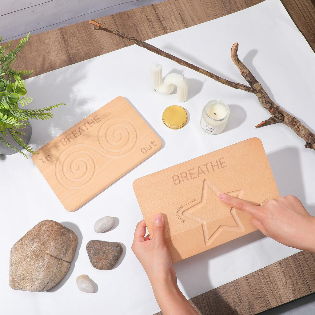 Demissle 2-Piece Finger Labyrinth Mindfulness Board Set