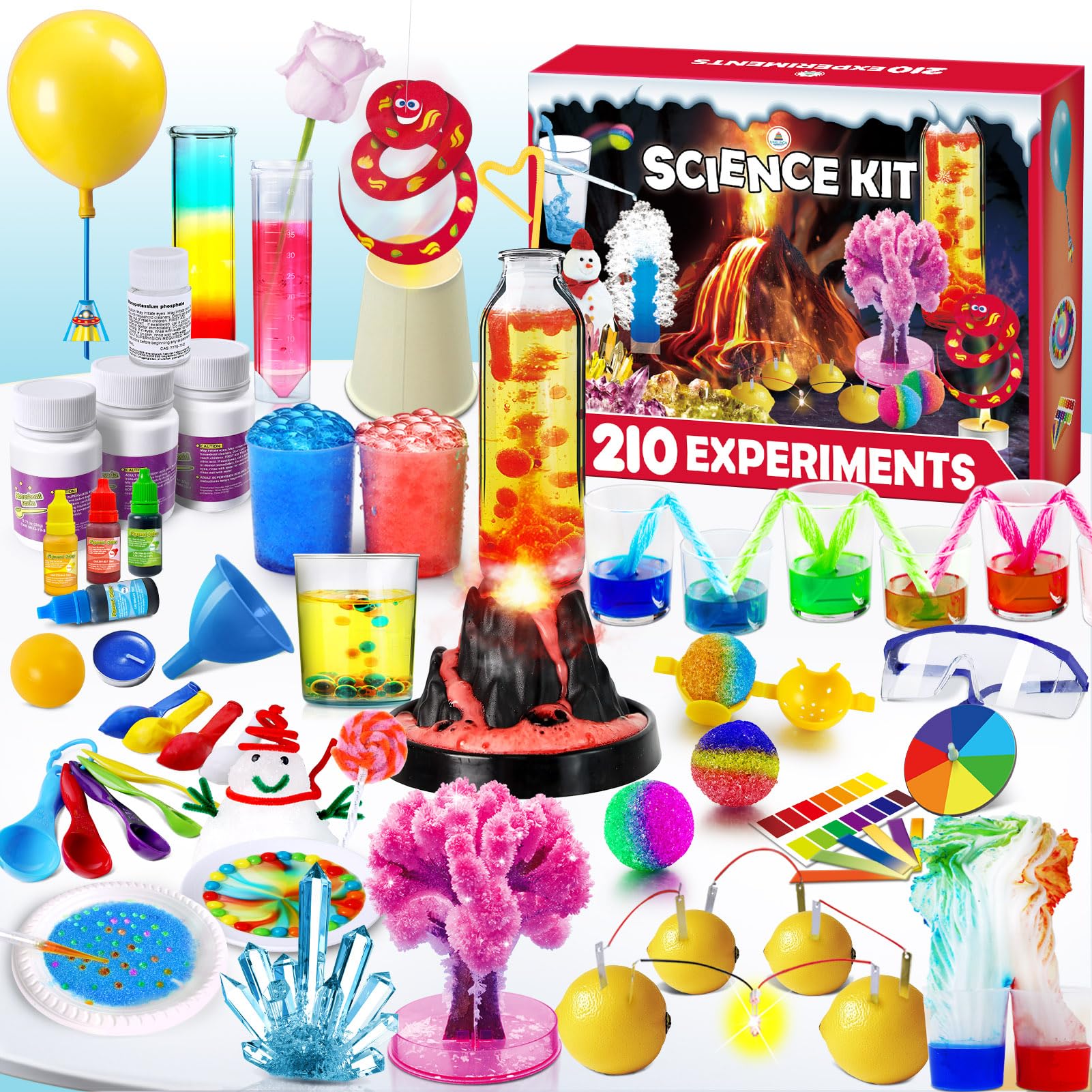 UNGLINGA 210-Experiment Science Kit with Lab Coat