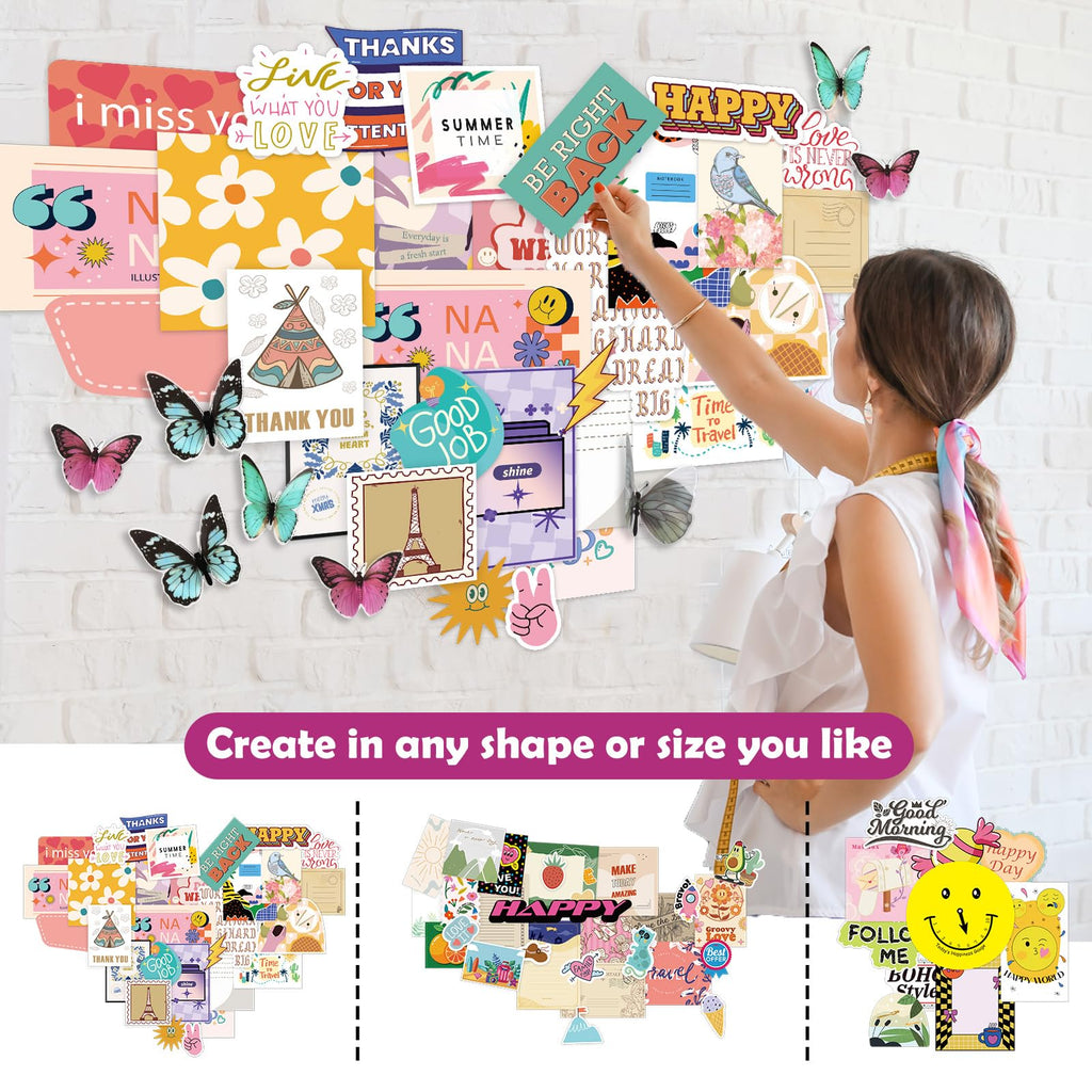 EggSun Light-Up Wall Collage Craft Kit for Teen Girls