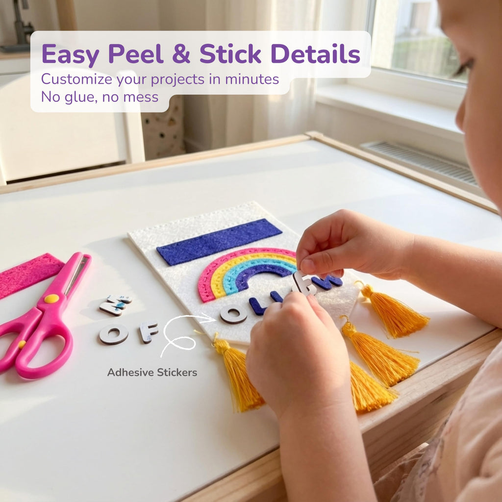 Craftorama Fairytale Felt Animal Sewing Kit for Kids