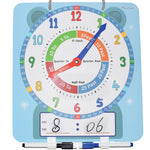 12-Inch Magnetic Dry-Erase Teaching Clock for Kids