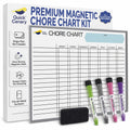 17x12 Magnetic Dry-Erase Chore and Reward Chart for Kids