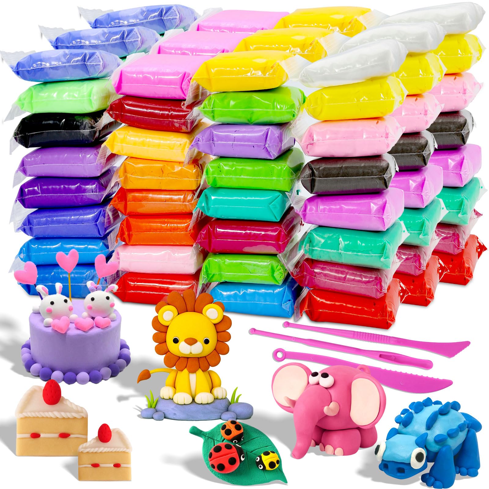 Air-Dry Clay Modeling Kit for Kids and Beginners