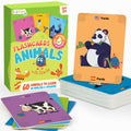 Kidrox Bilingual Spanish Sensory Flash Cards for Toddlers