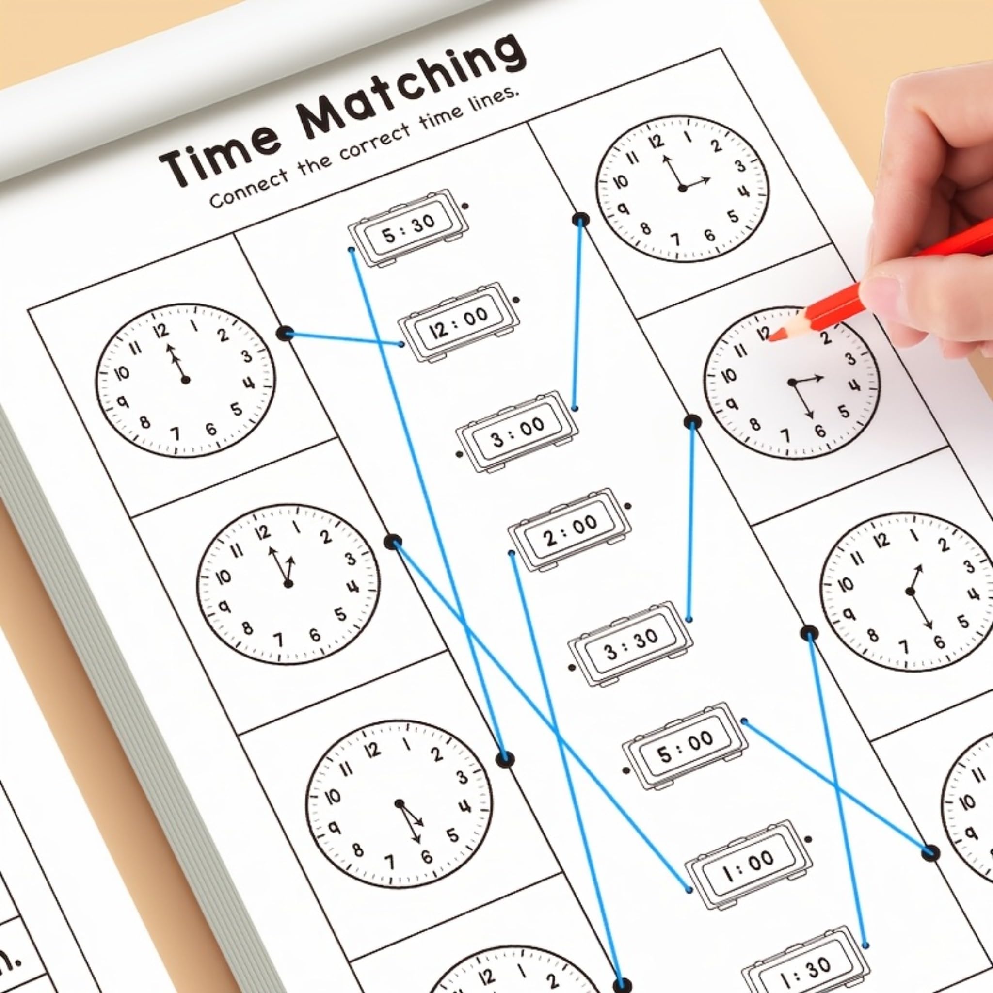 Kids Time Homeschool Learning Planner with Math and Reading