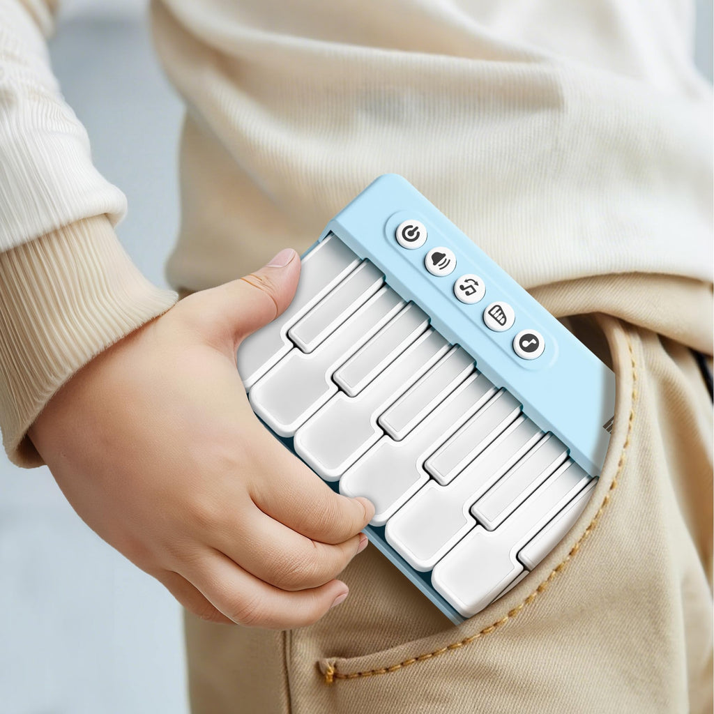 iPlay, iLearn Mini Piano Keyboard with Rainbow Lights