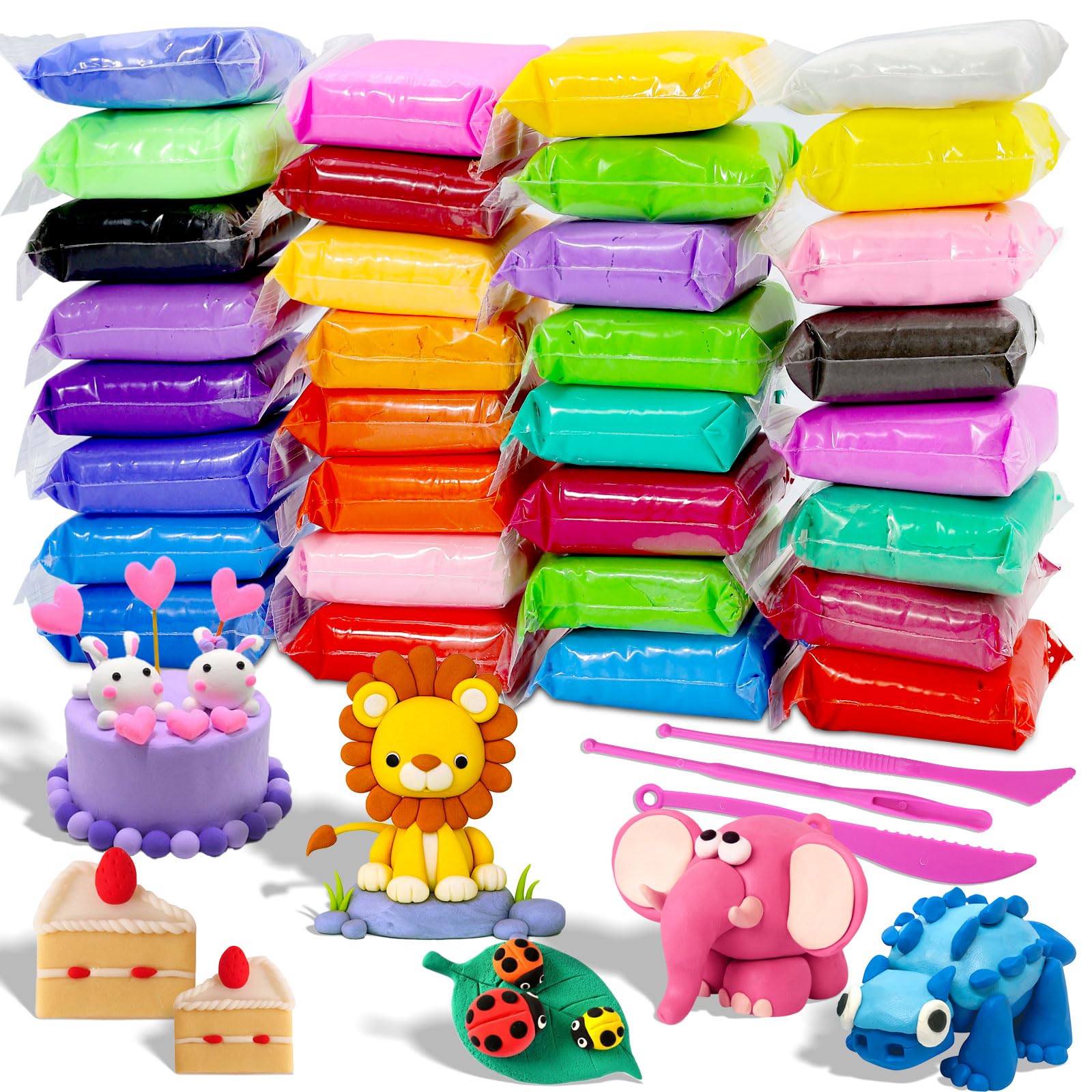 Air-Dry Clay Modeling Kit for Kids and Beginners
