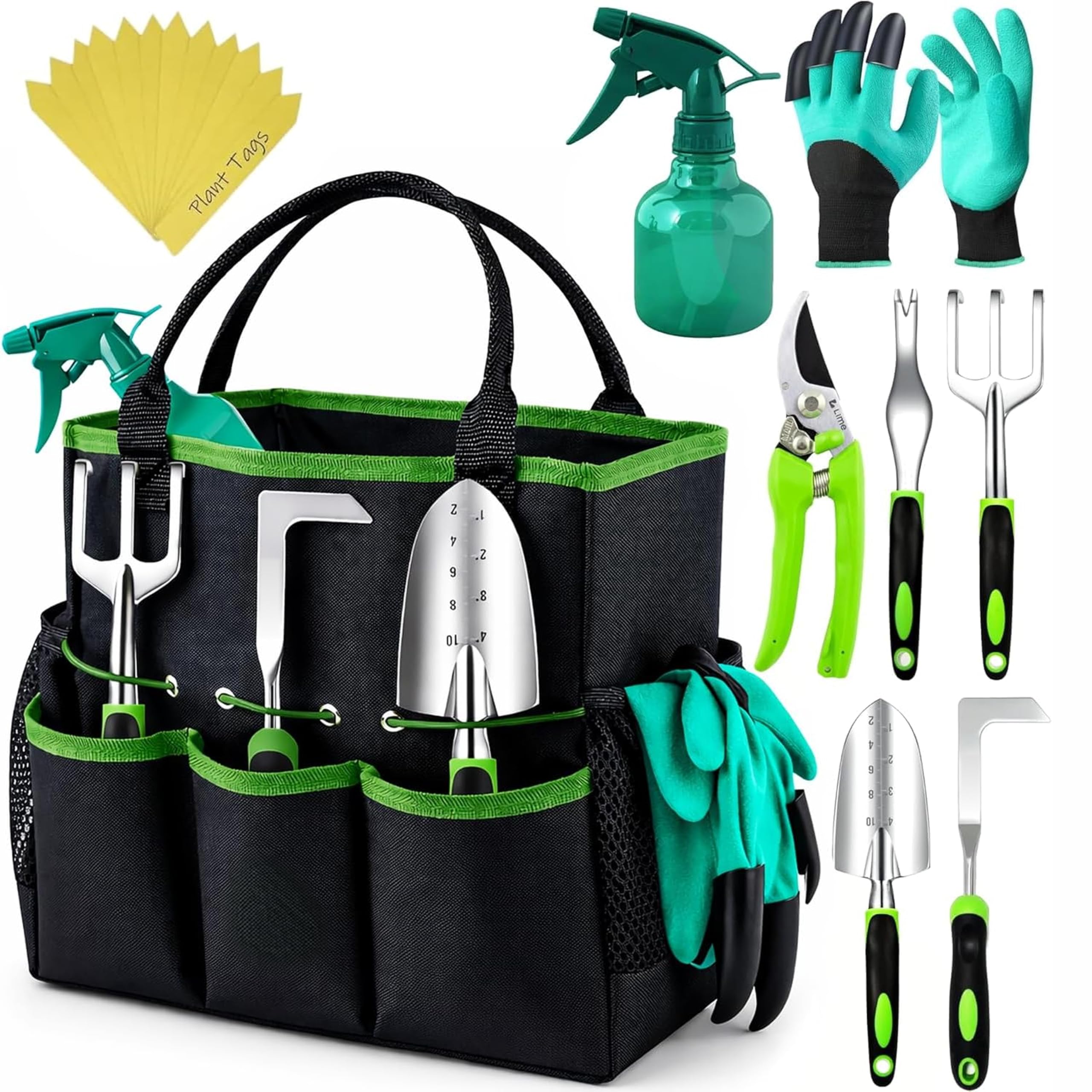 Heavy-Duty Ergonomic Garden Tool Set for Home Gardening