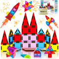 GEKETY Magnetic Building Tiles Set for Creative STEM Play