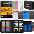 Caliart 176-Piece Sketching Kit with 100-Sheet Sketchbook