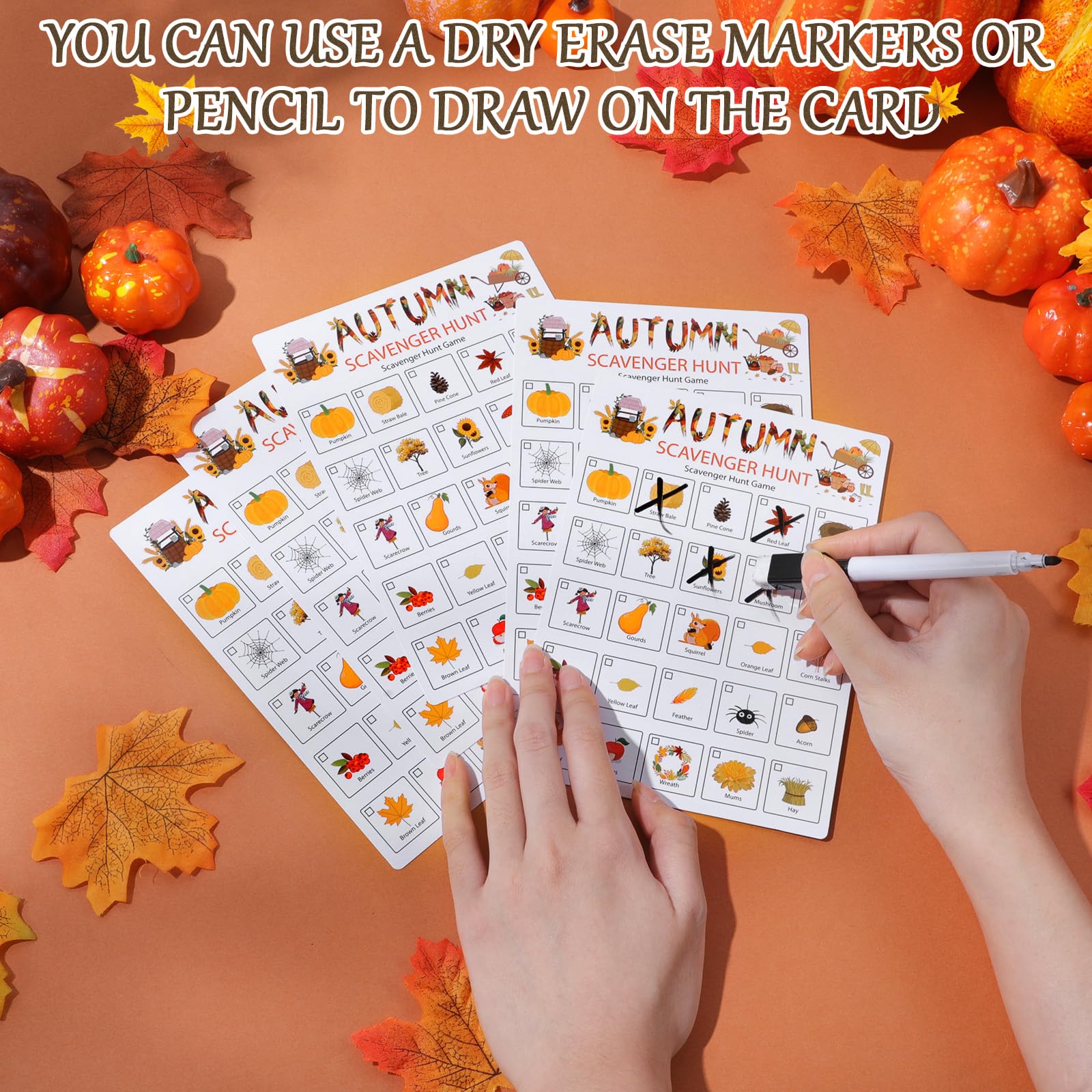 Hoolerry 30-Card Nature Scavenger Hunt for Kids