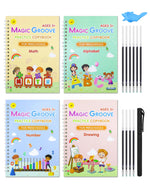 GAUENEEN 4-Book Reusable Handwriting Practice Set
