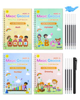 GAUENEEN 4-Book Reusable Handwriting Practice Set