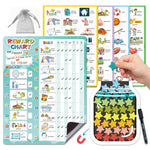 Magnetic Kids Routine Chart and Reward Jar Set