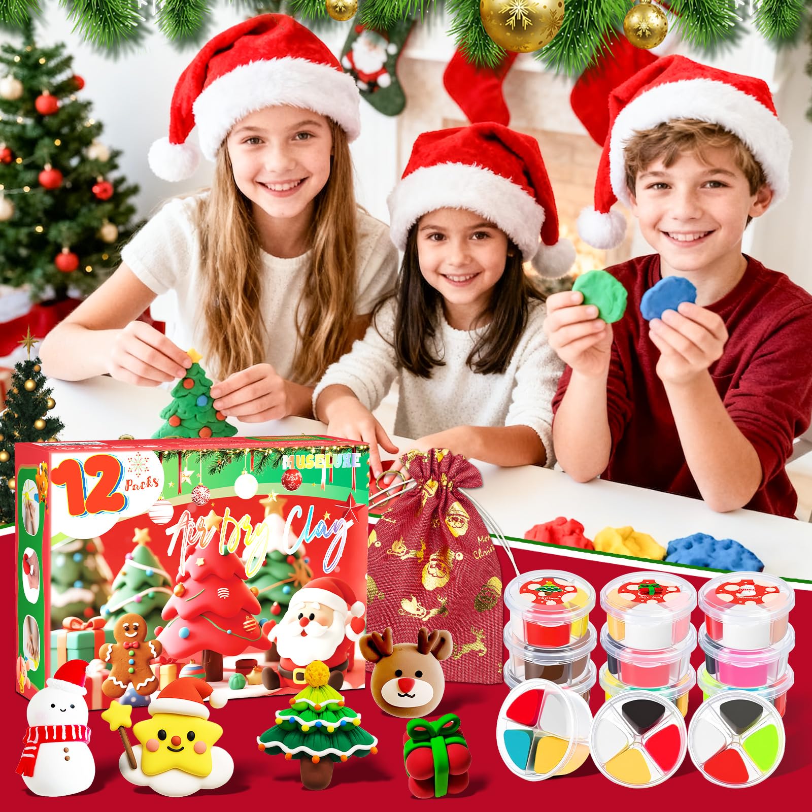 Air-Dry Clay Modeling Kit for Kids and Beginners