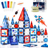 GEKETY Magnetic Building Tiles Set for Creative STEM Play