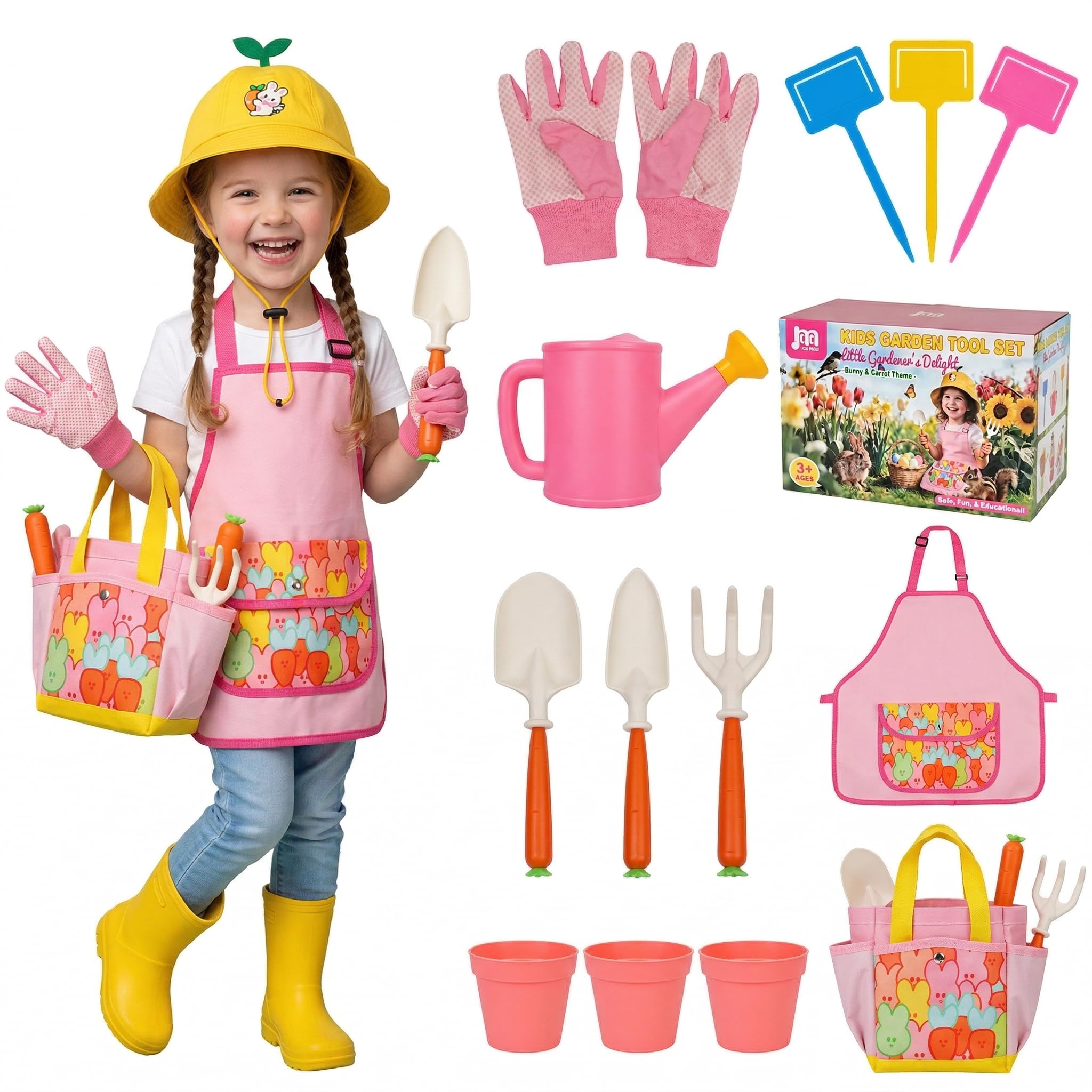 JOI MEW Kids Gardening Tool Set for Outdoor Learning