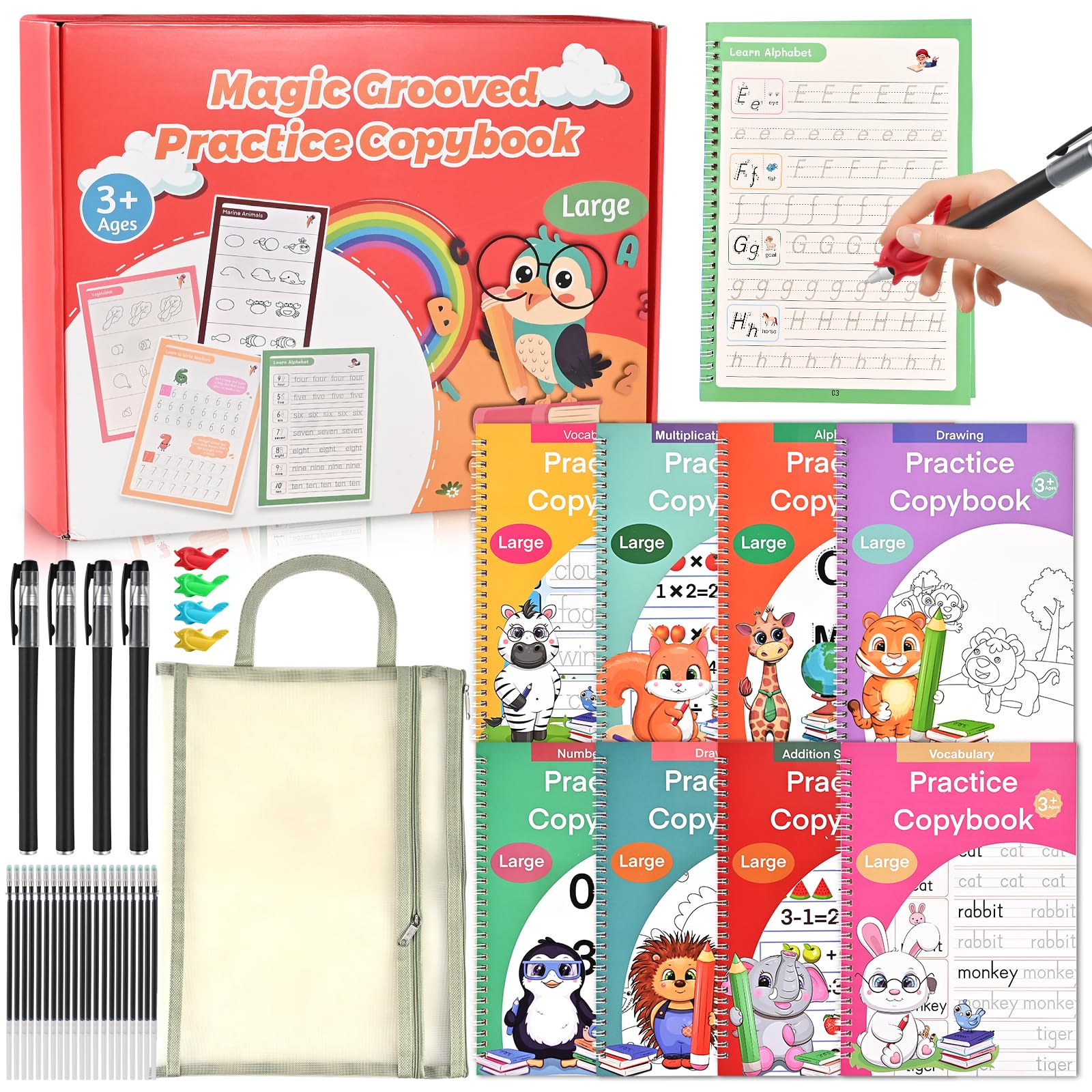 4-8 Magic Grooved Writing Book