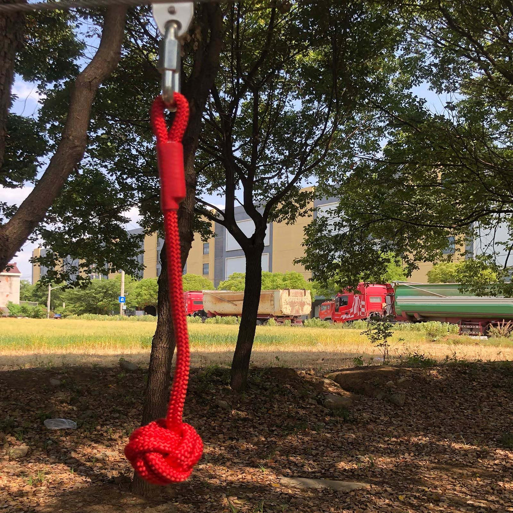 SZHTMZXC Kids Ninja Warrior Course with Steel Cable