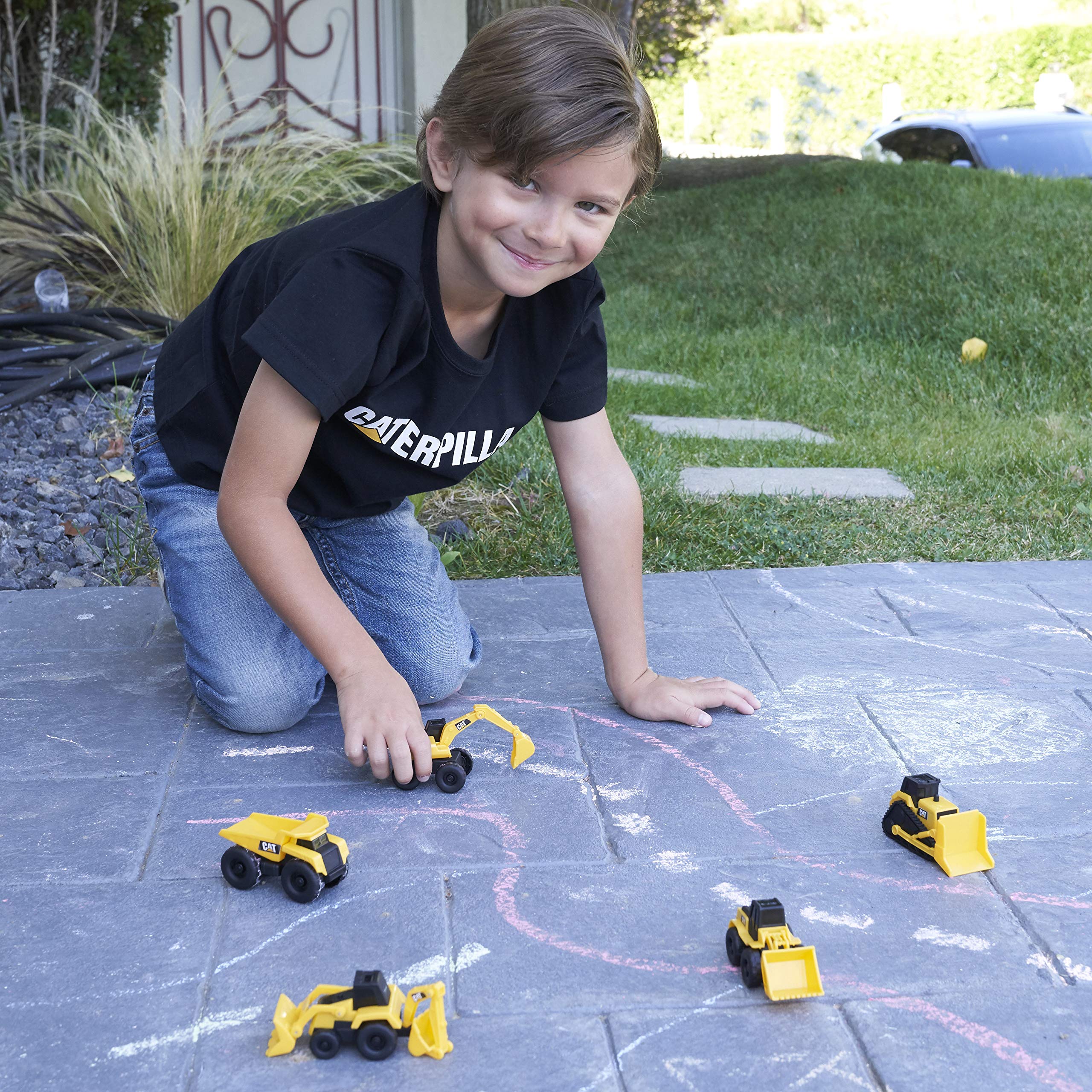 CAT Construction Vehicle Toy Set for Kids Ages 3+