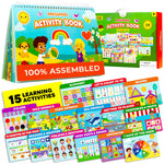 Hadley Designs 174-Piece Montessori Busy Book for Toddlers