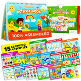 Hadley Designs 174-Piece Montessori Busy Book for Toddlers